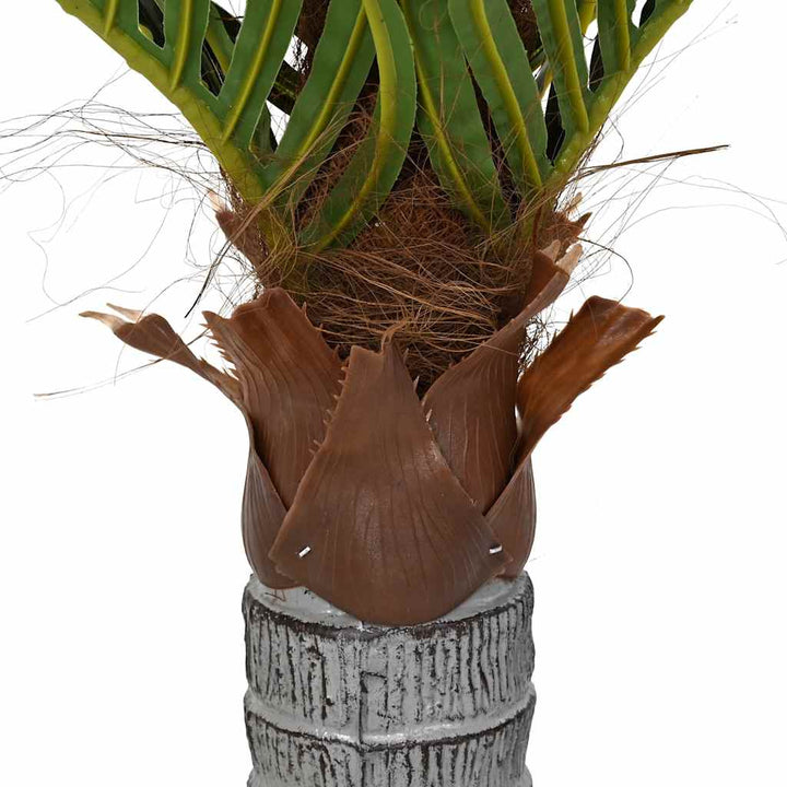 kunstig palme 6 blade 100 cm grøn