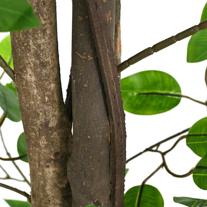 kunstig ficusplante 1260 blade 200 cm grøn