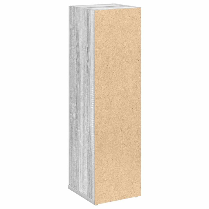 badeværelsesskab med rulleholder 20,5x22x72 cm grå sonoma-eg