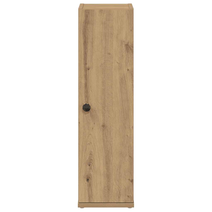 badeværelsesskab med rulleholder 20,5x22x72 cm kunsteg