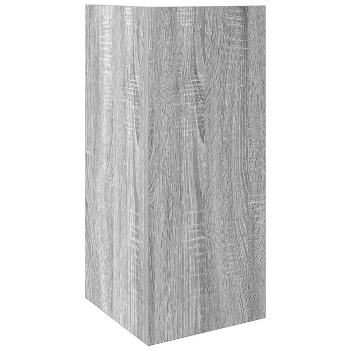 Sideborde 2 stk med reol sonoma 25,5x27x60 cm