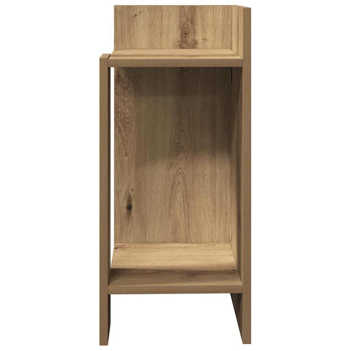 Sideborde 2 stk med reol artisan eg 25,5x27x60 cm