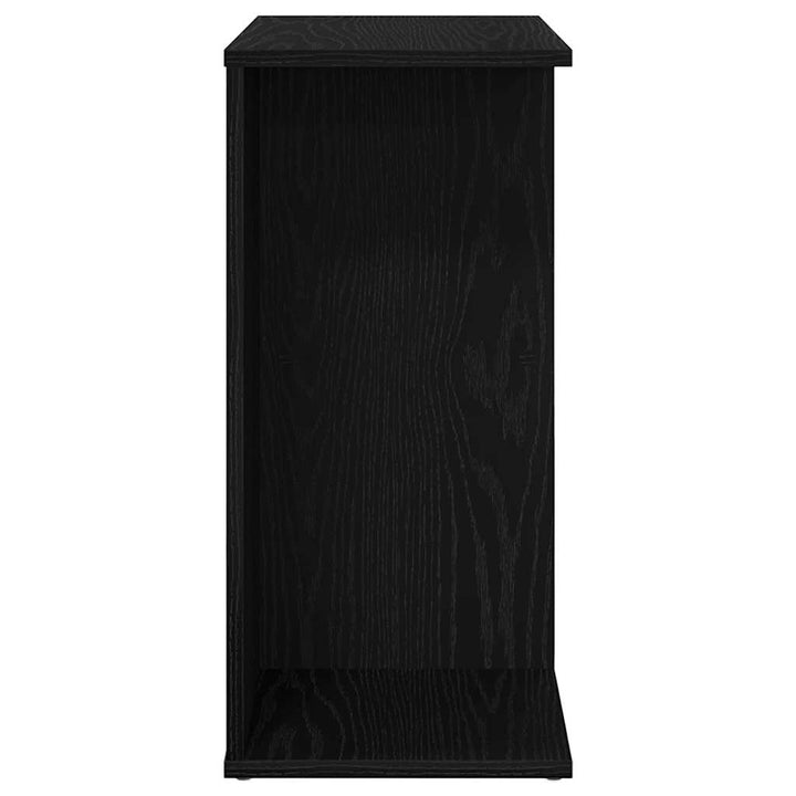 sengeborde 2 stk. 46,5x29x61 cm konstrueret træ sort-eg