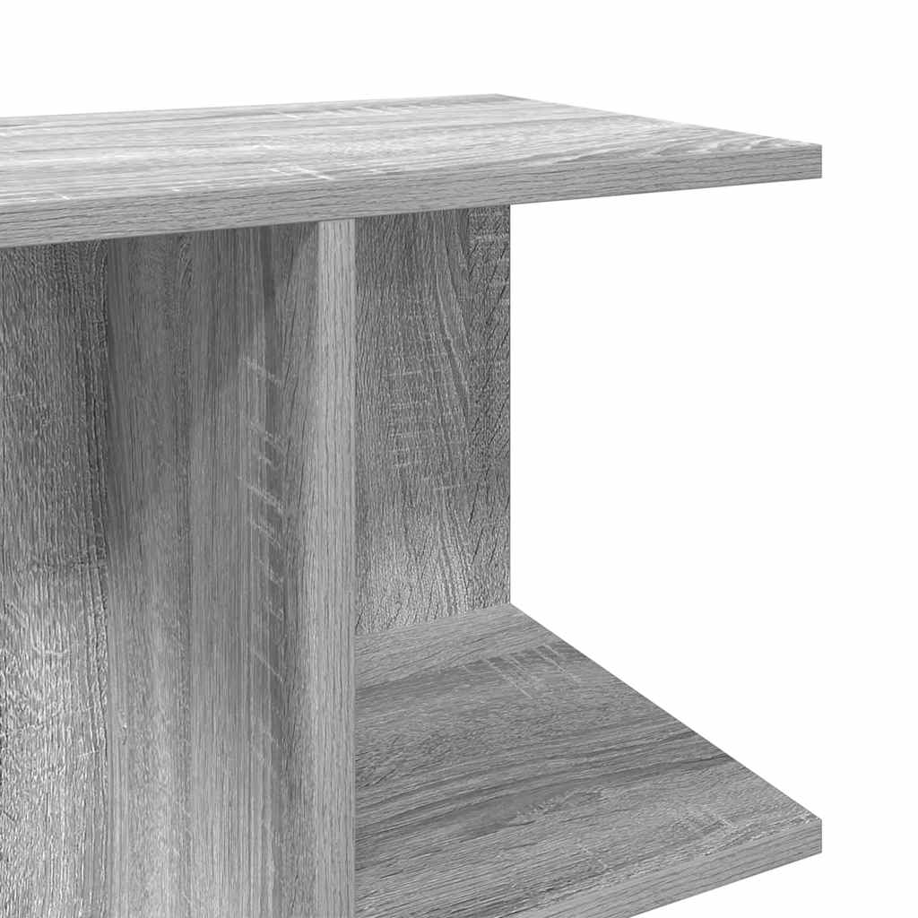 sengebord 46,5x29x61 cm konstrueret træ grå sonoma-eg
