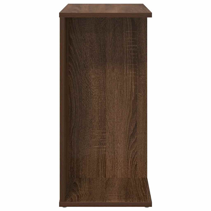 sengeborde 2 stk. 46,5x29x61 cm brun egetræsfarve