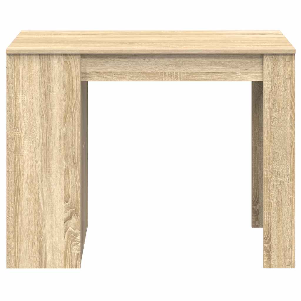 skrivebord med skuffe og hylde 102x62x77,5 cm sonoma-eg