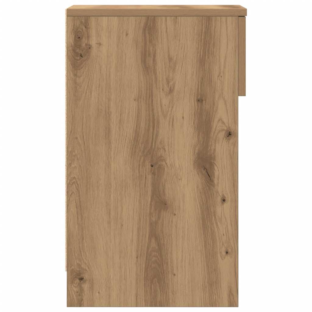 sengebord med skuffe 20x36x60 cm kunsteg