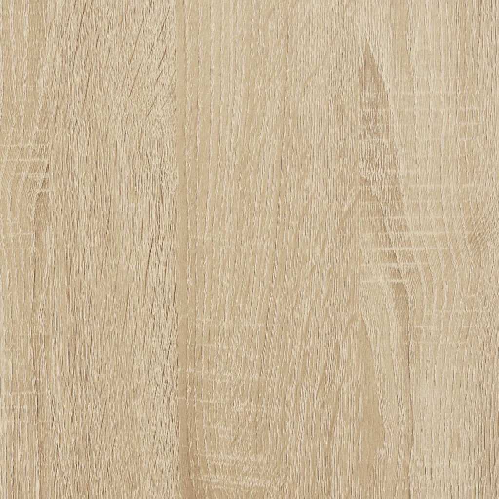 sengeborde med skuffe 2 stk. 35x34x66,5 cm sonoma-eg