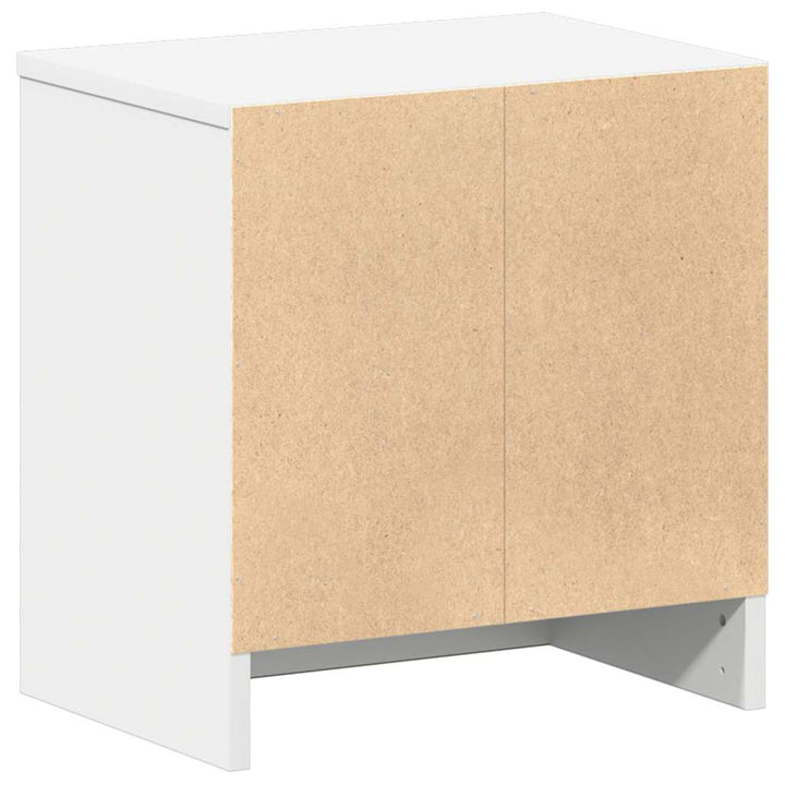 sengeborde 2 stk. med skuffe 39x28x41 cm hvid