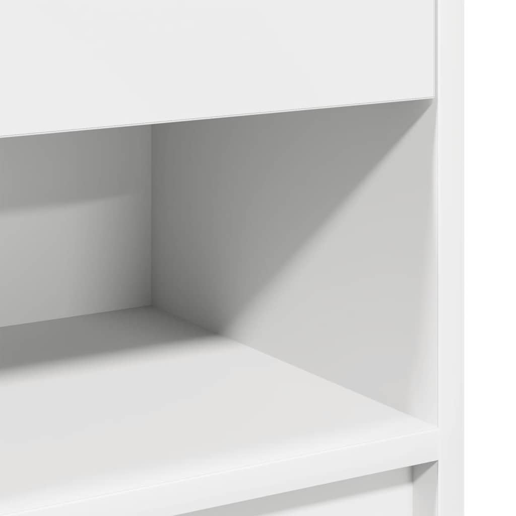 sengeborde 2 stk. med skuffe 39x28x41 cm hvid