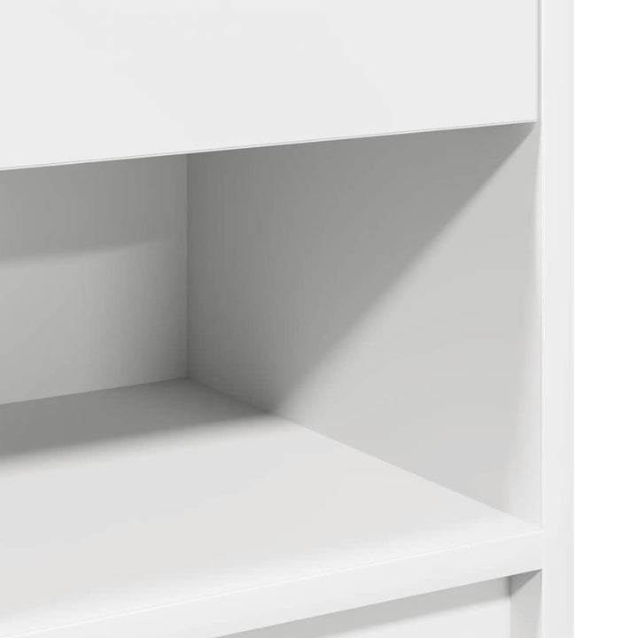 sengeborde 2 stk. med skuffe 39x28x41 cm hvid
