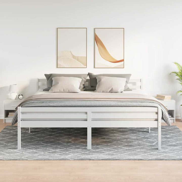 sengeborde 2 stk. med skuffe 39x28x41 cm hvid