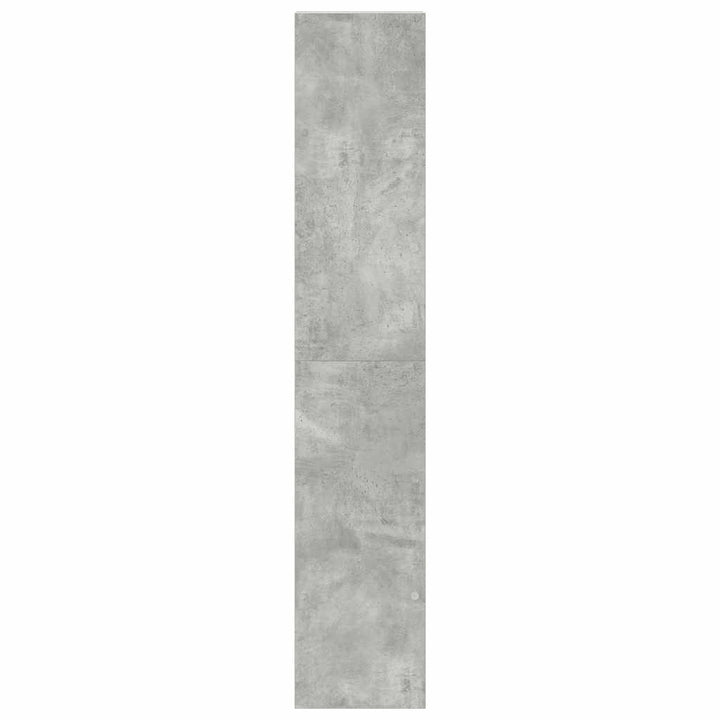 bogreoler stabelbare 2 stk. 30x30x80cm konstrueret træ betongrå