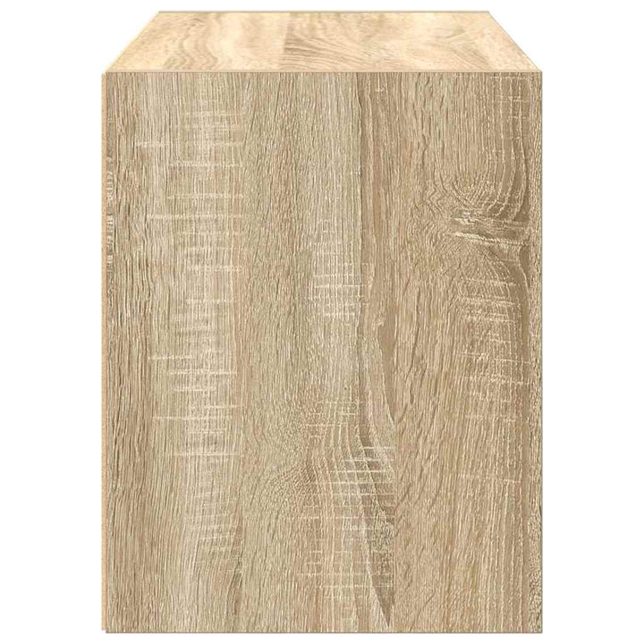 skab med 2 skuffer 60x31x40 cm konstrueret træ sonoma-eg