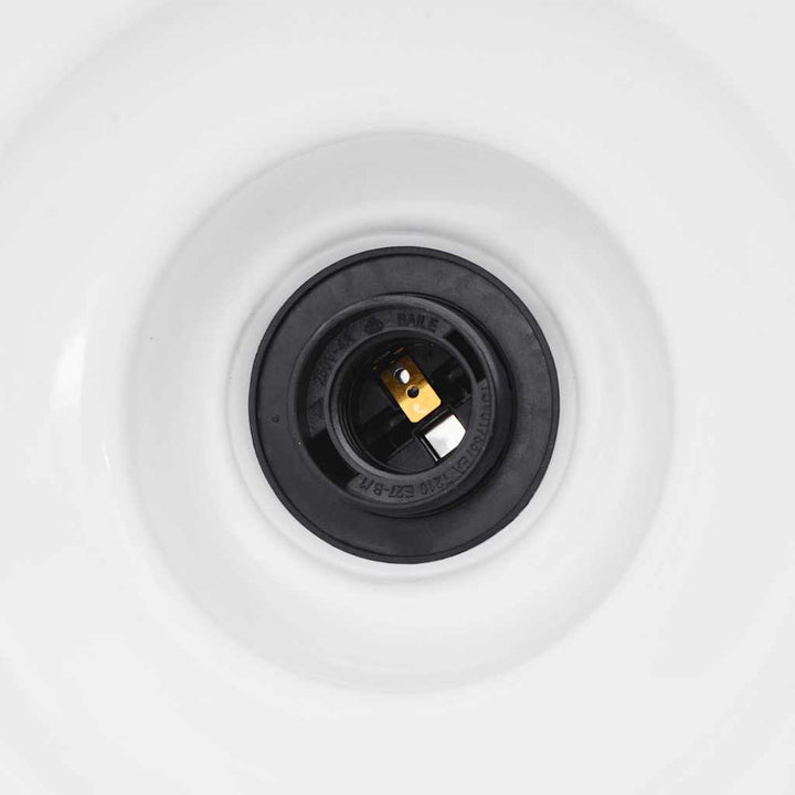 pendellampe højdejusterbar E27 Ø 31 cm metal glans sort