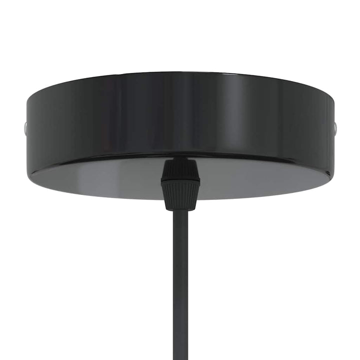 pendellampe højdejusterbar E27 Ø 31 cm metal glans grå