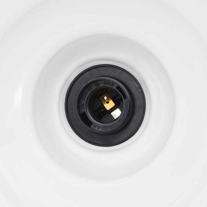 pendellampe højdejusterbar E27 Ø 31 cm metal glans gul