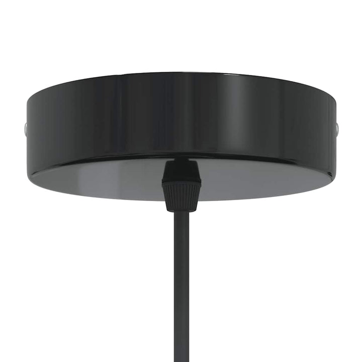pendellampe højdejusterbar E27 Ø 22 cm metal glans hvid