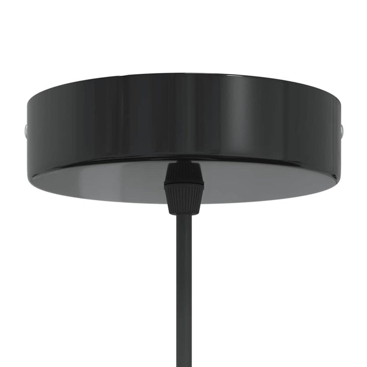 pendellamper 2 stk højdejusterbar E27 Ø 30 cm metal sort