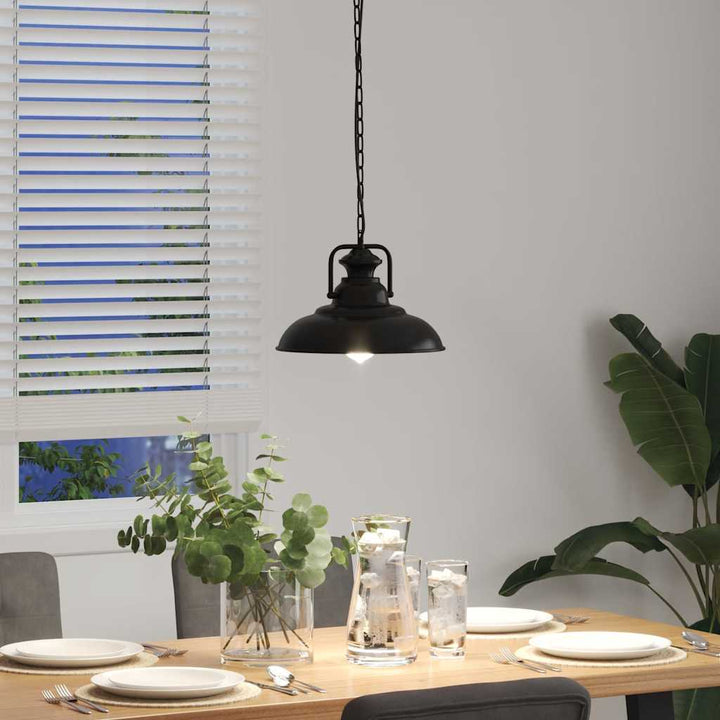 pendellampe E27 Ø 31 cm jern sort