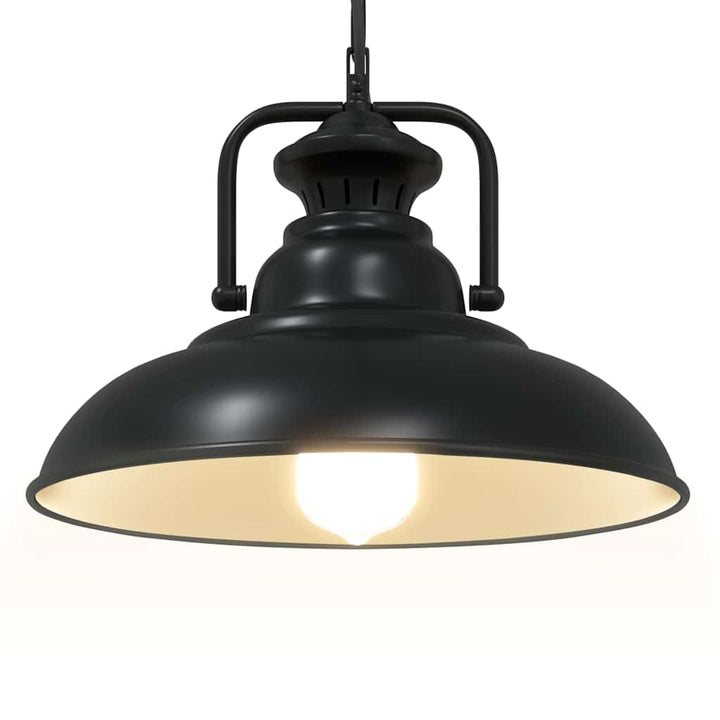 pendellampe E27 Ø 31 cm jern sort