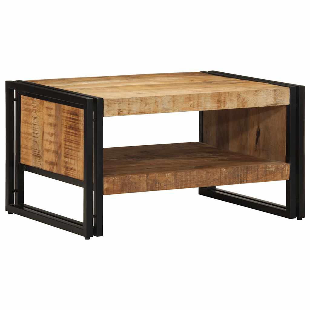 sofabord 70x50x38 cm massivt ru mangotræ