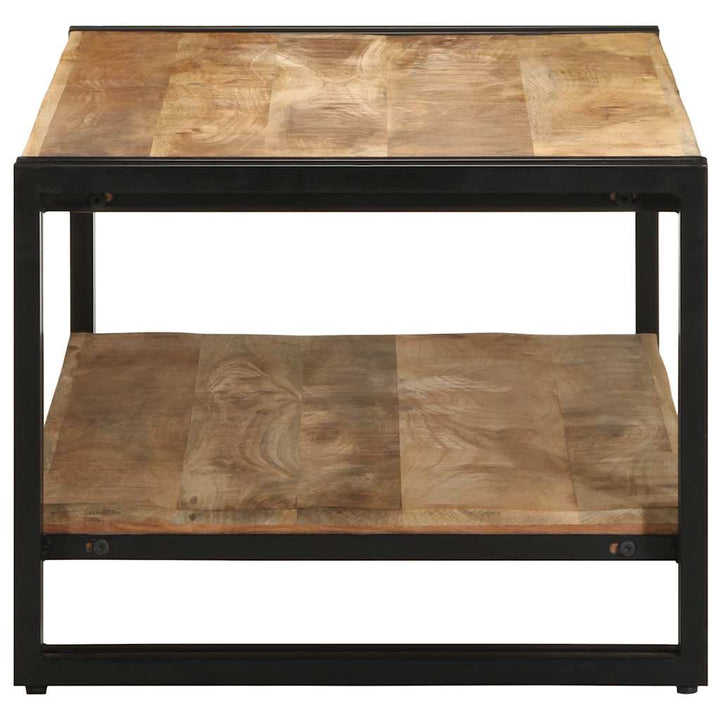sofabord 90x50x38 cm massivt ru mangotræ