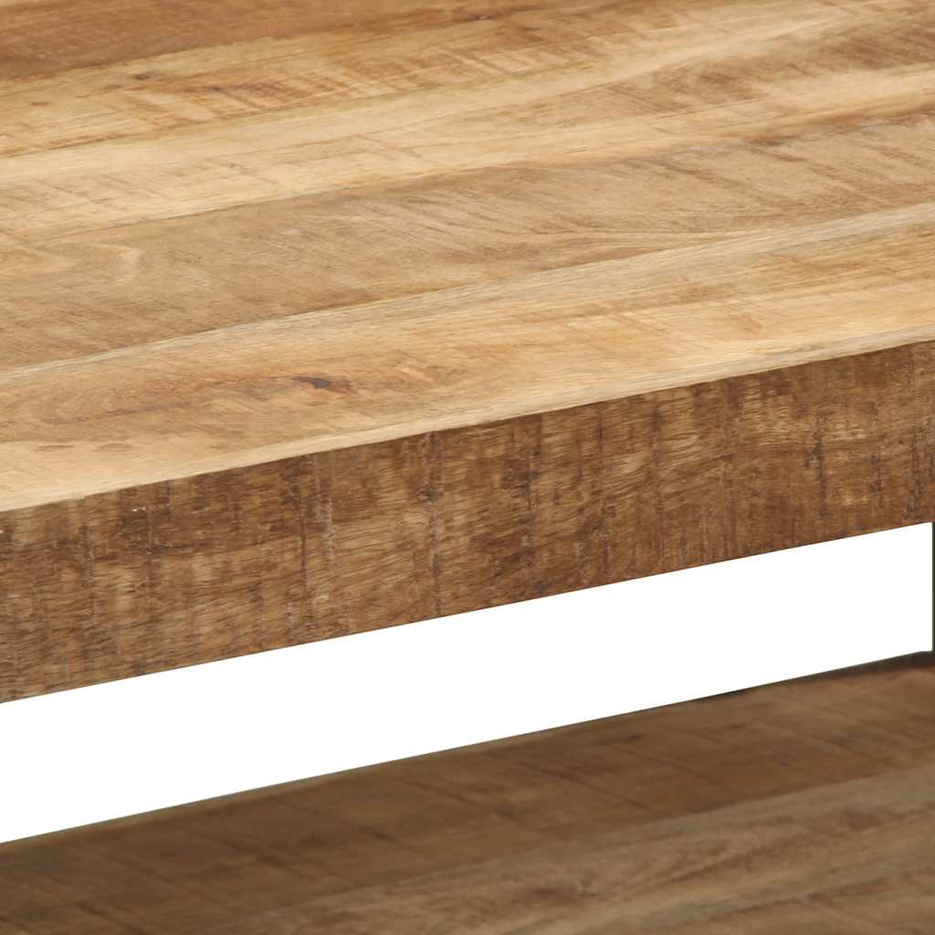 sofabord 90x50x38 cm massivt ru mangotræ