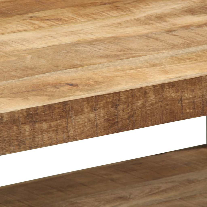 sofabord 90x50x38 cm massivt ru mangotræ