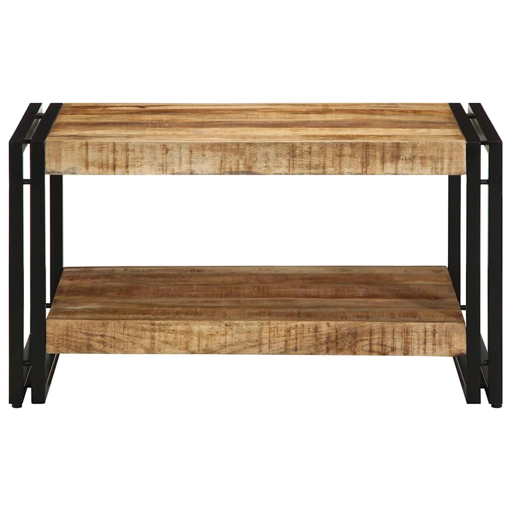 sofabord 70x50x38 cm massivt ru mangotræ