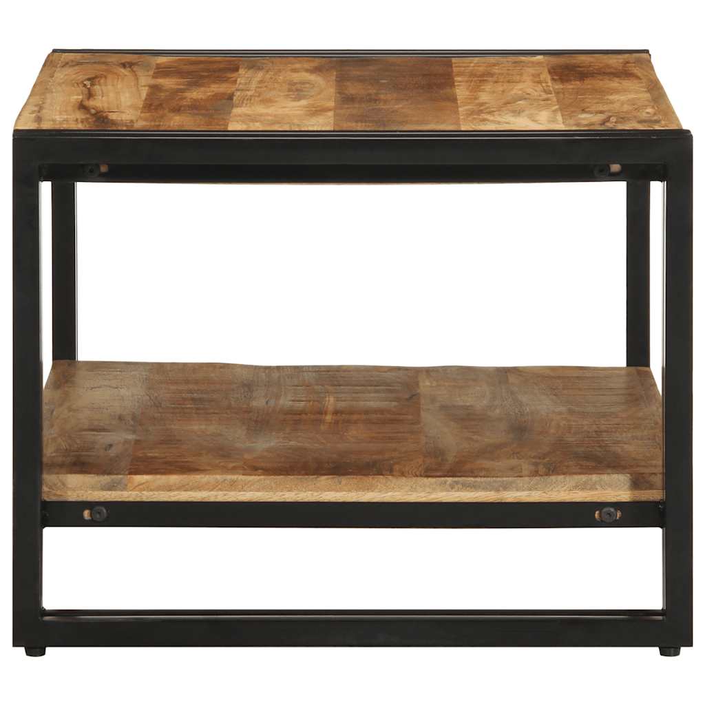sofabord 70x50x38 cm massivt ru mangotræ