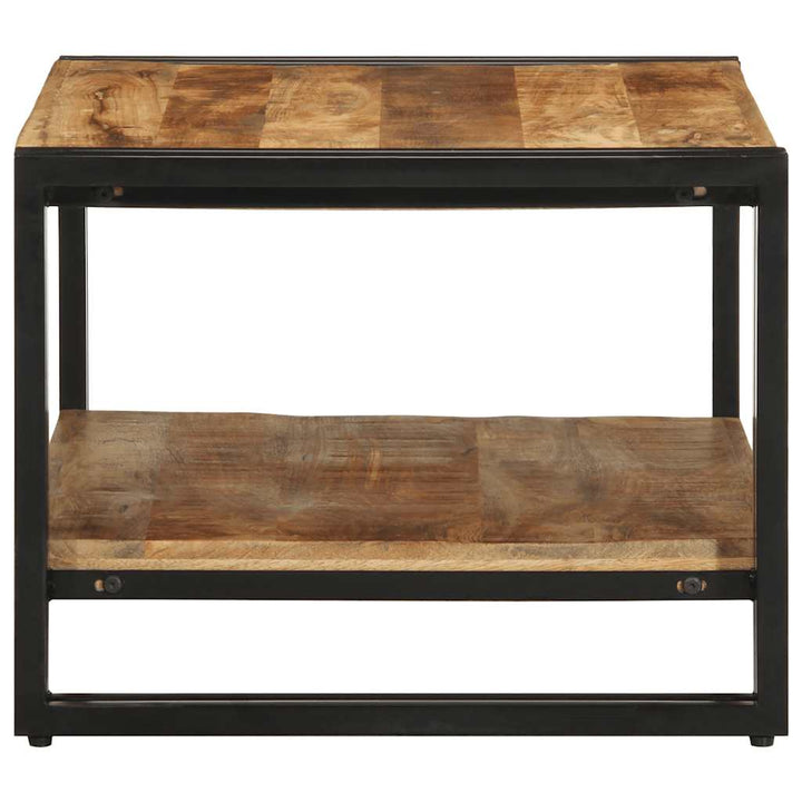 sofabord 70x50x38 cm massivt ru mangotræ