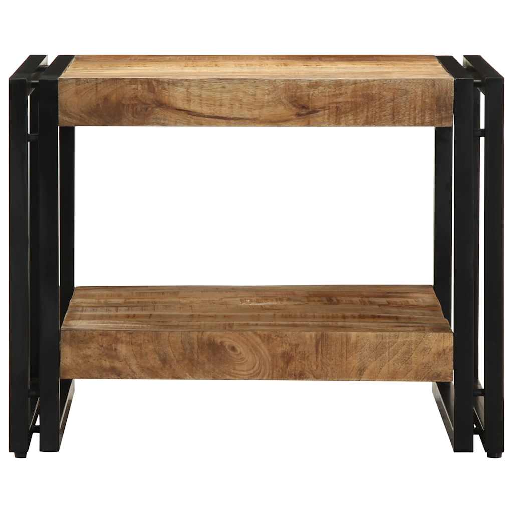 sofabord 50x50x38 cm massivt ru mangotræ