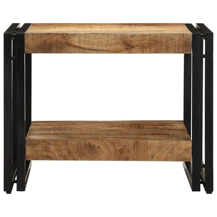 sofabord 50x50x38 cm massivt ru mangotræ