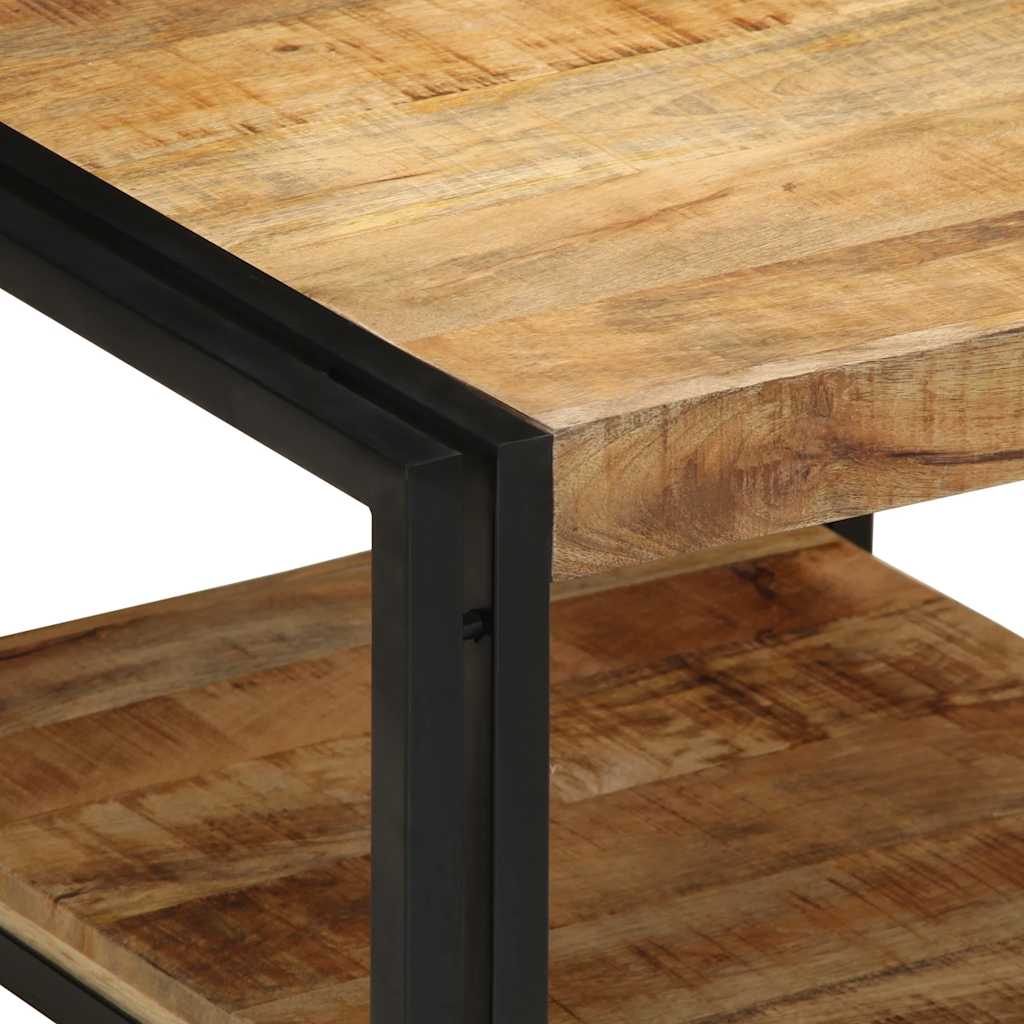 sofabord 50x50x38 cm massivt ru mangotræ
