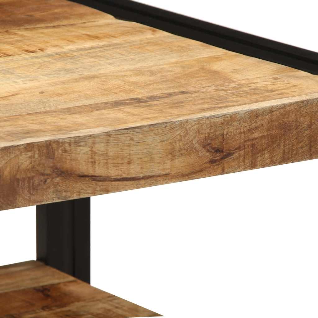 sofabord 50x50x38 cm massivt ru mangotræ