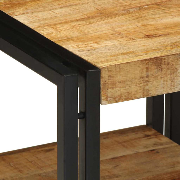 Sofabord Brun 40 x 40 x 38 cm Massivt mangotræ