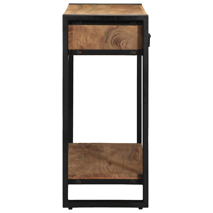 Konsolbord med skuffe Brun 90 x 33 x 75 cm Massivt Akacietræ