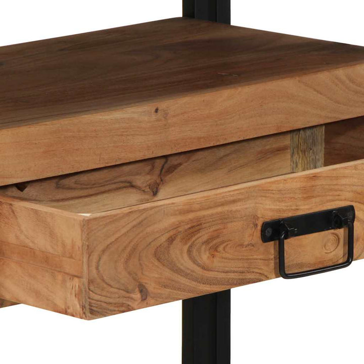 Konsolbord med skuffe Brun 120 x 33 x 75 cm Massivt Akacietræ
