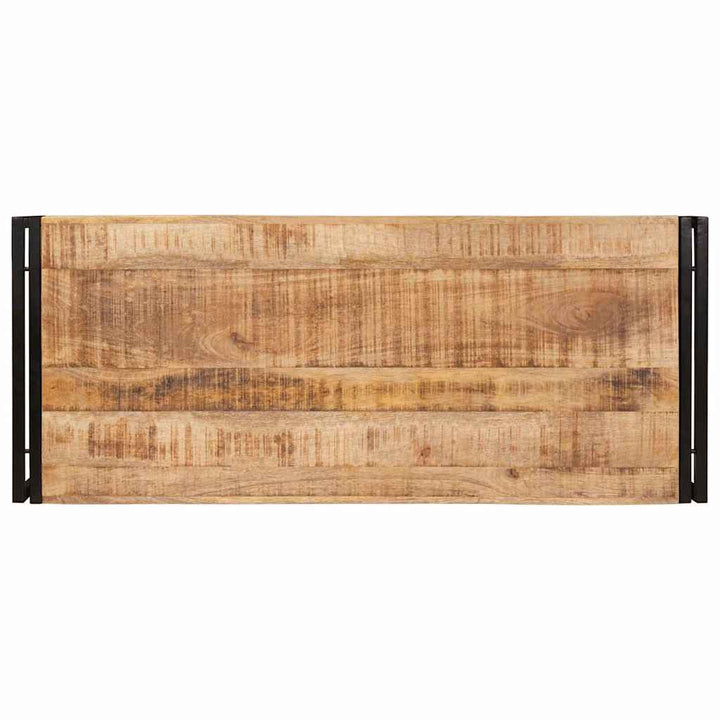 Badeværelseshylde Brun 120 x 50 x 23 cm Solid Ru raw mango træ