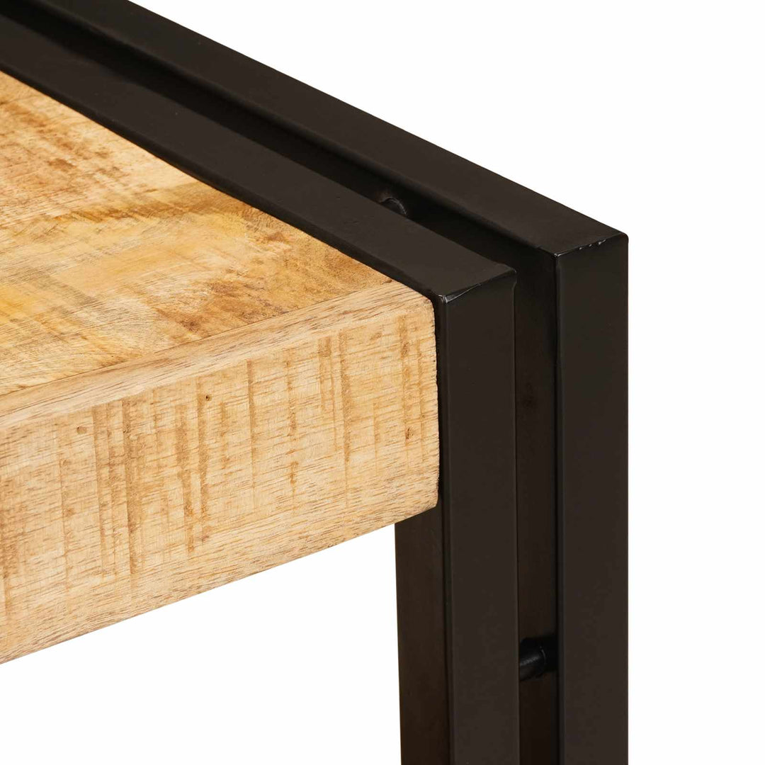 Make-upbord skab Brun 71 x 33 x 58 cm Massivt mangotræ