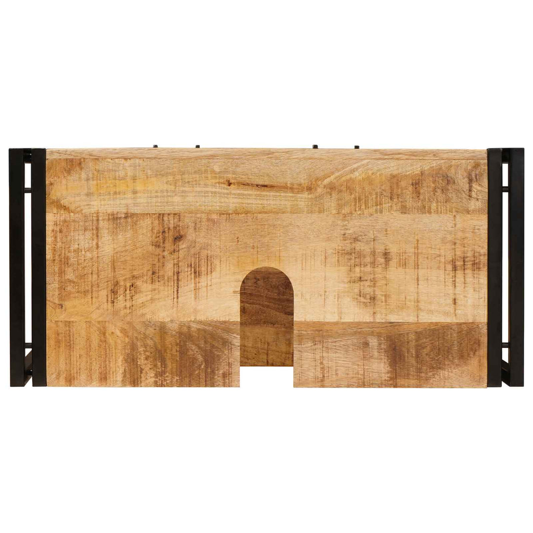 Make-upbord skab Brun 71 x 33 x 58 cm Massivt mangotræ