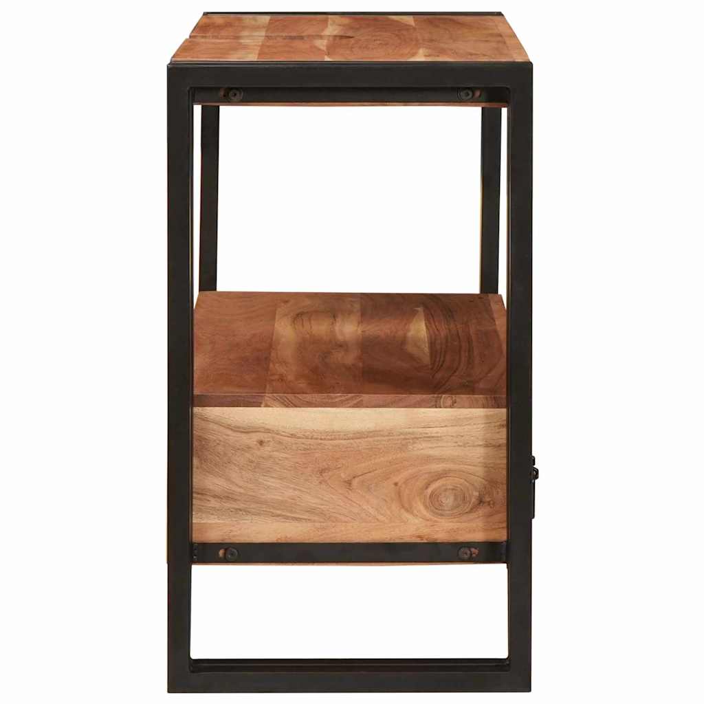 Make-upbord skab Brun 71 x 33 x 58 cm Massivt Akacietræ