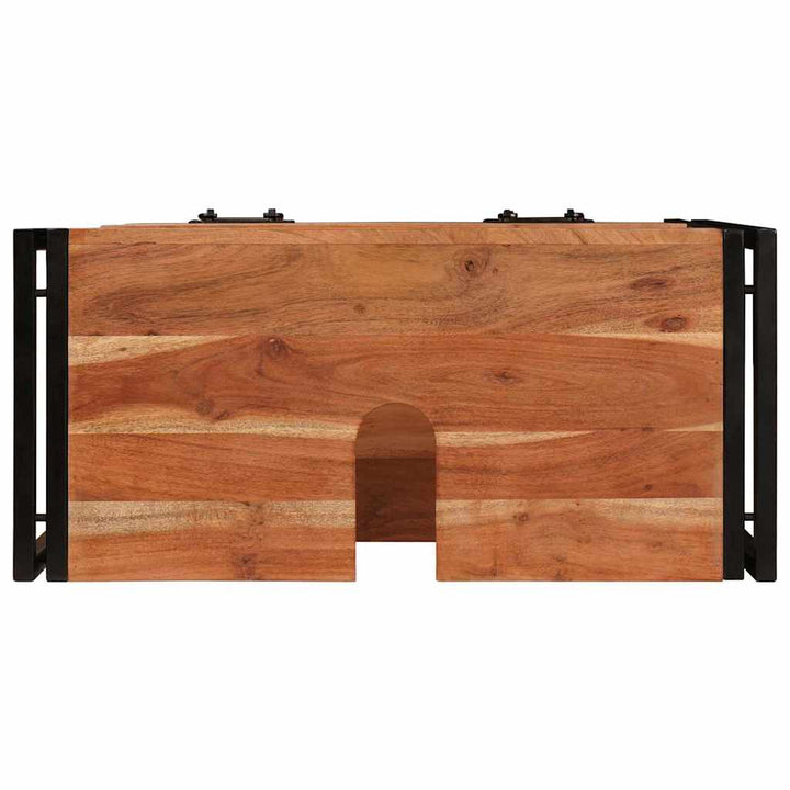 Make-upbord skab Brun 71 x 33 x 58 cm Massivt Akacietræ