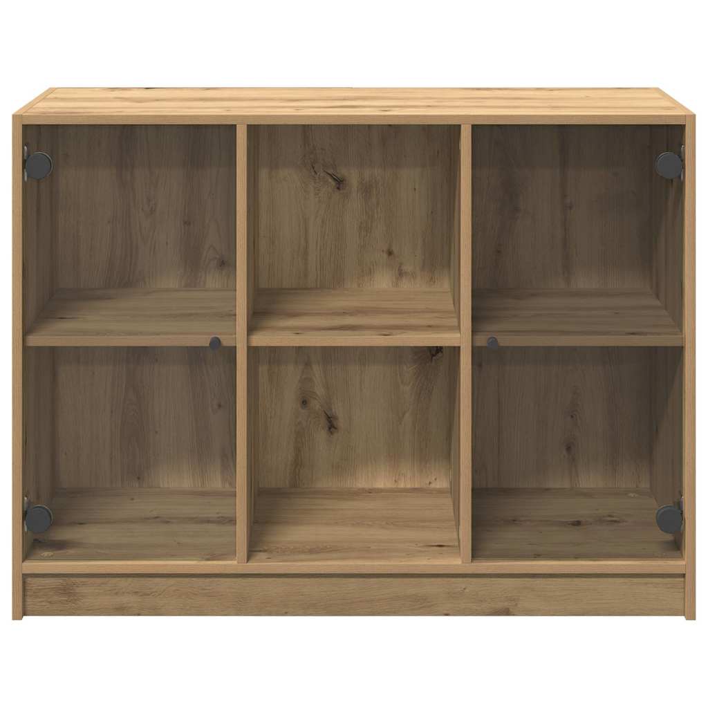 skænk 102x37x75,5 cm konstrueret træ kunsteg