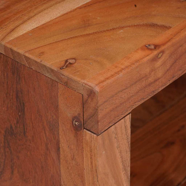 Bogreol 3 pcs Brun 80 x 30 x 110 cm Massivt Akacietræ