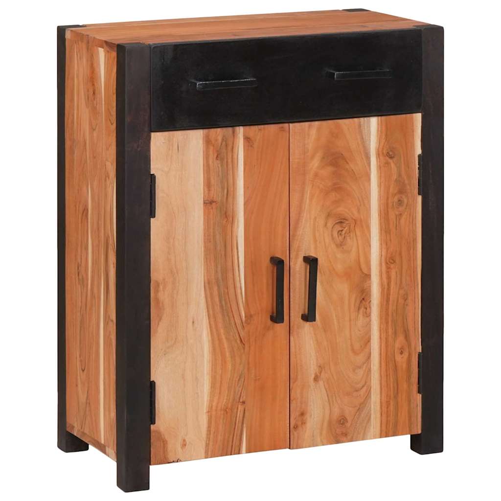 Sideboard 3 pcs Brun 165 x 30 x 75 cm Massivt Akacietræ