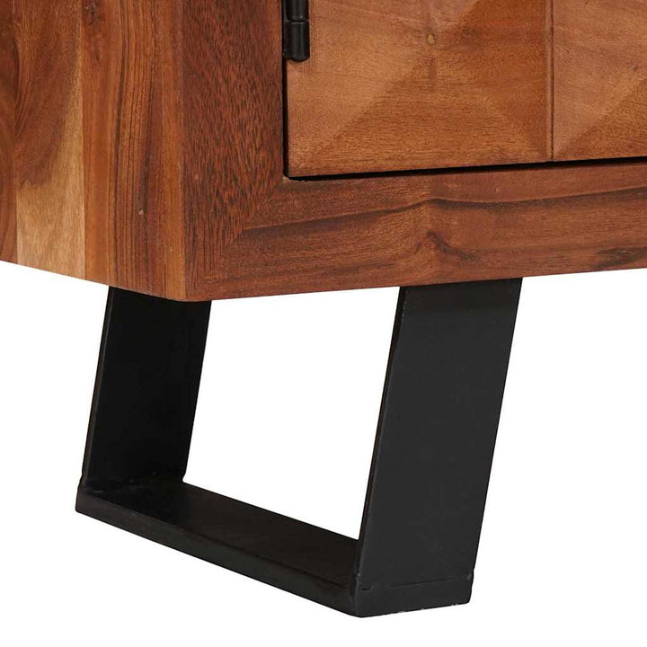 TV-skab honningfarvet 112 x 30 x 48 cm Massivt akacietræ