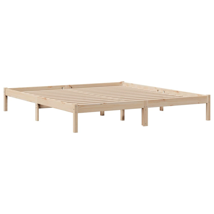 seng med reol uden madras 180x200 cm massivt fyrretræ
