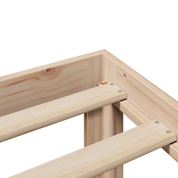 seng med reol uden madras 160x200 cm massivt fyrretræ